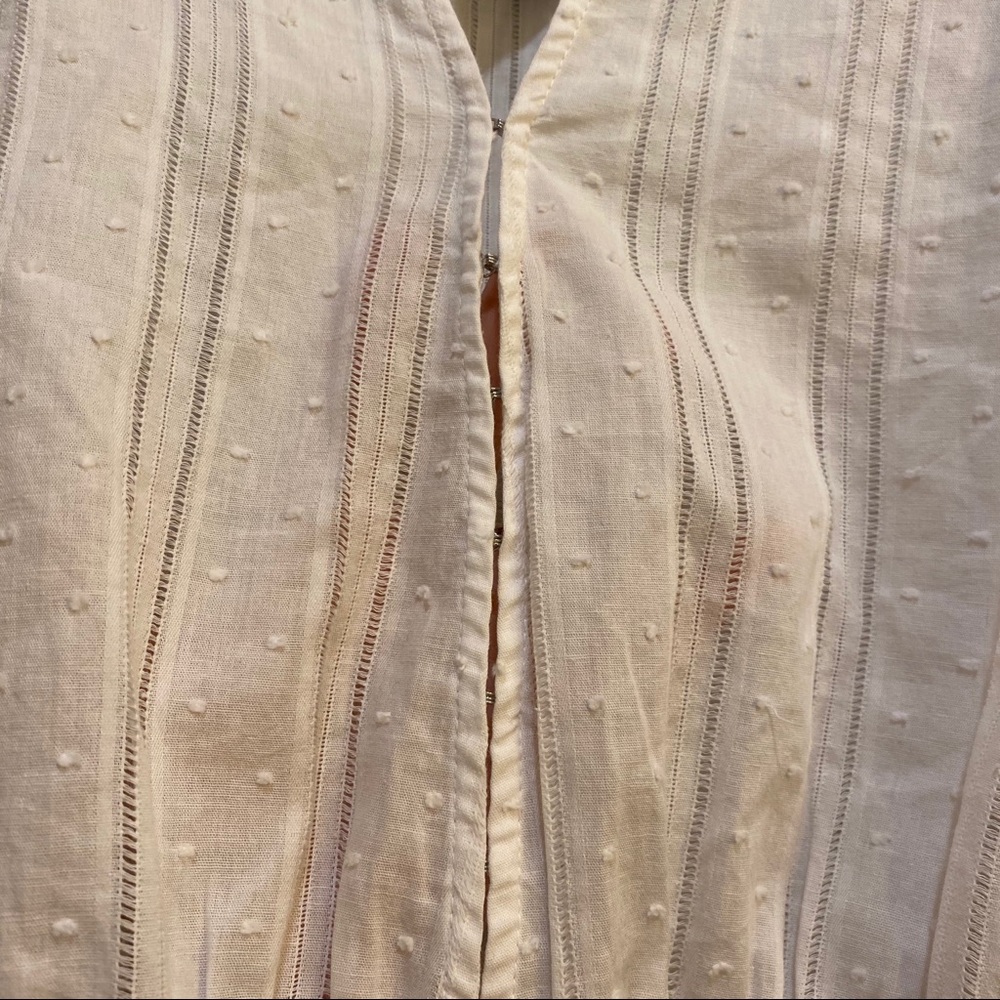 Danielle Bernstein Deep V Neck Cotton Bodysuit - Picture 4 of 6